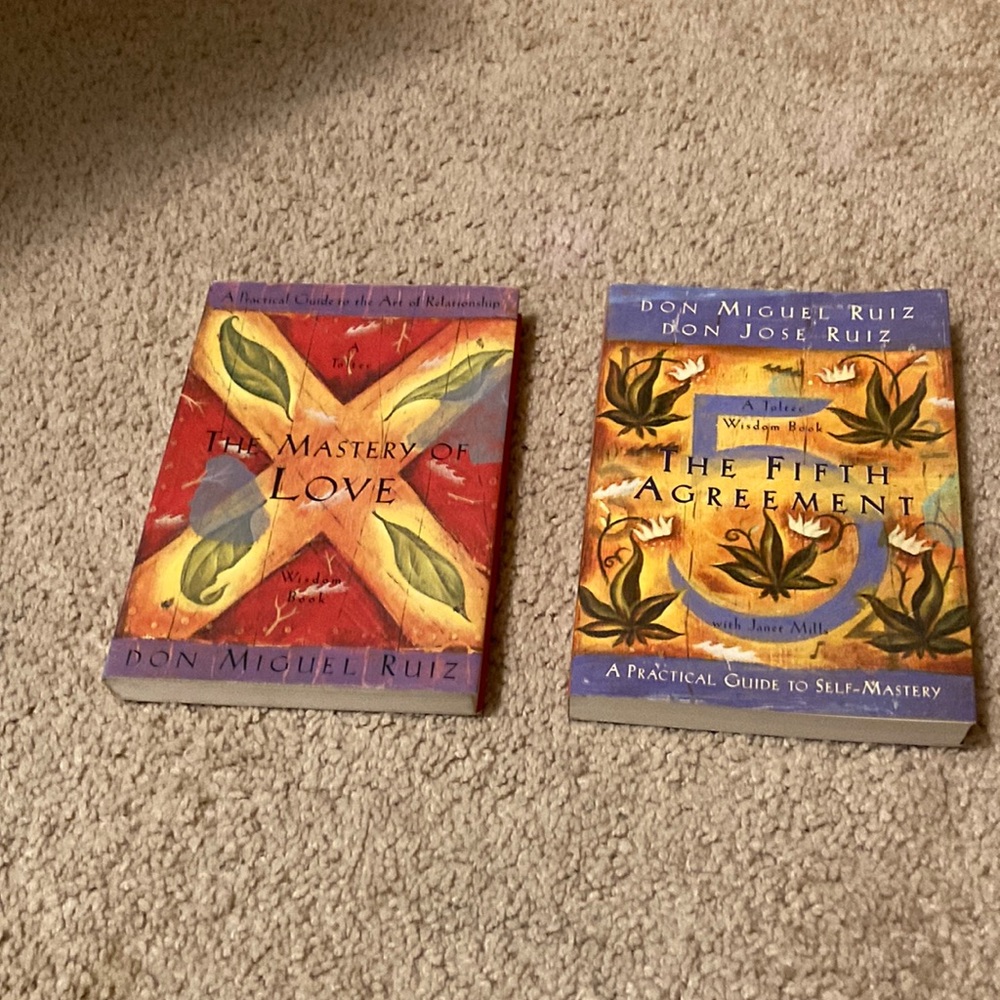 Set of two Don Miguel Ruiz books